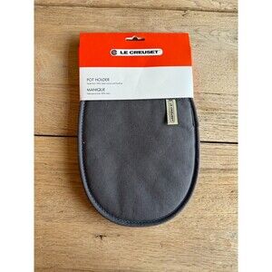 Le Creuset 100% Cotton Pot Holder Flint Grey Gray NEW
